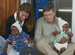 Bill & Melinda Gates in Africa (Google pics (wearechange.org))